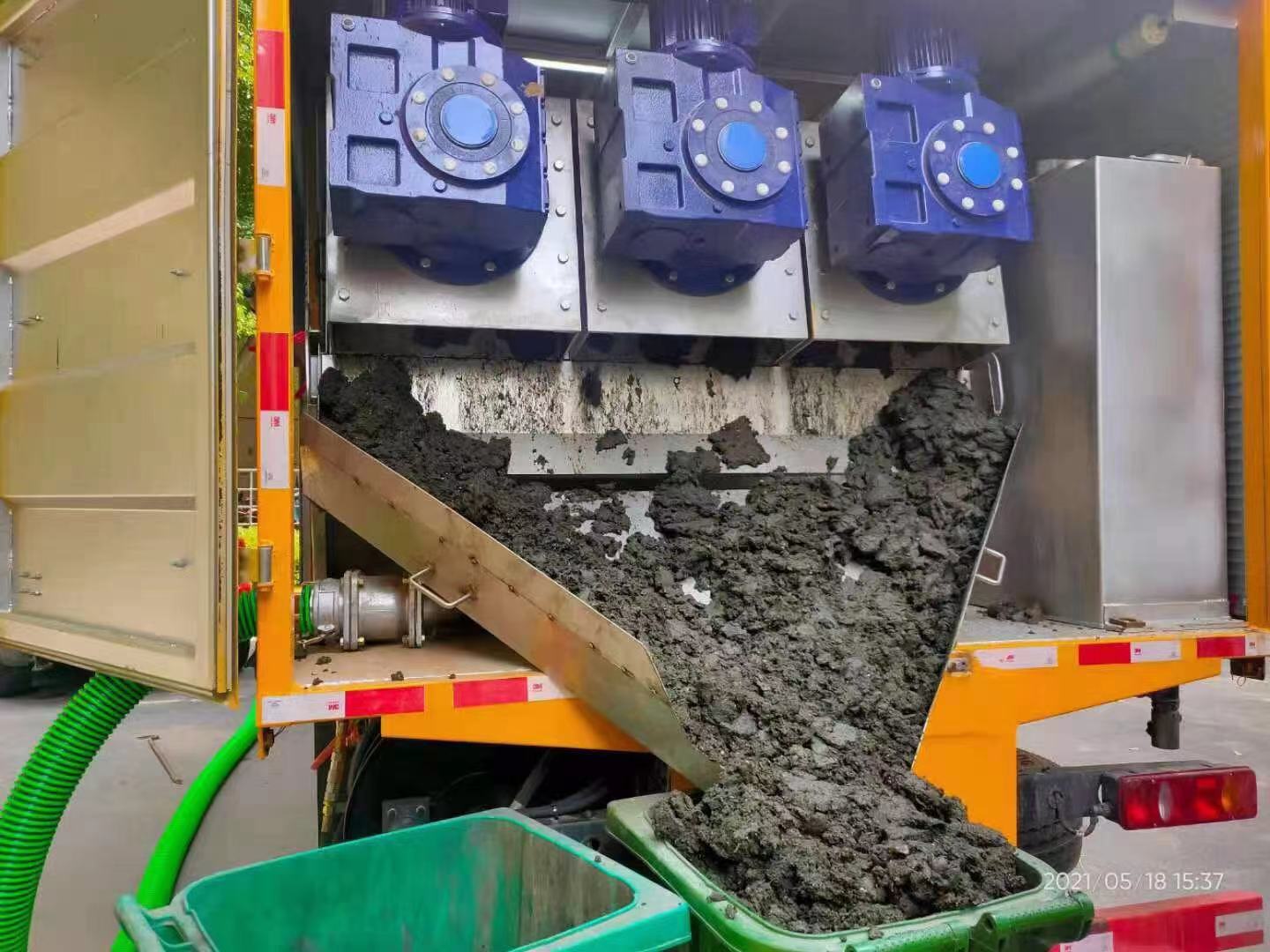宁武化粪池清掏城市维护站-泥浆净化干湿分离处理